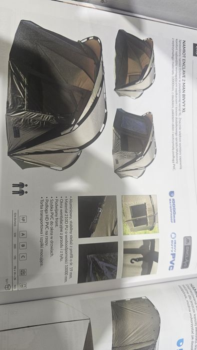 Namiot Karpiowy Mikado enclave 2 man bivvy xl