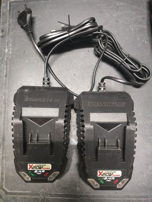 Carregador de bateria Parkside 20v 2.4A