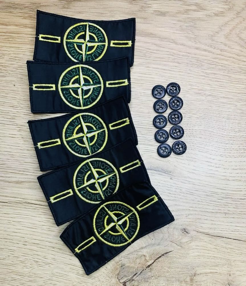 Патч Stone Island + Пуговиці