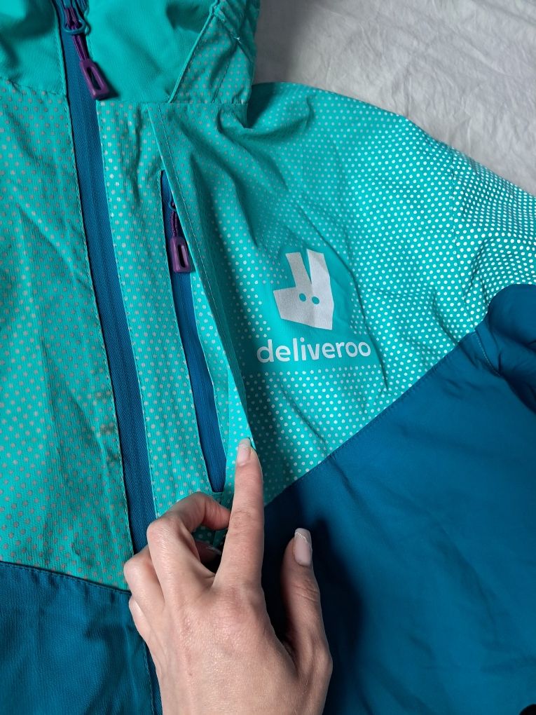 Рефлективна мембранна куртка Deliveroo 10.000 L-XL