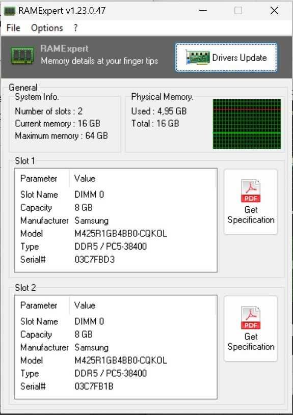 Samsung SODIMM 8 GB 1x8GB DDR5 4800MHz M425R1GB4BB0 do LAPTOPA