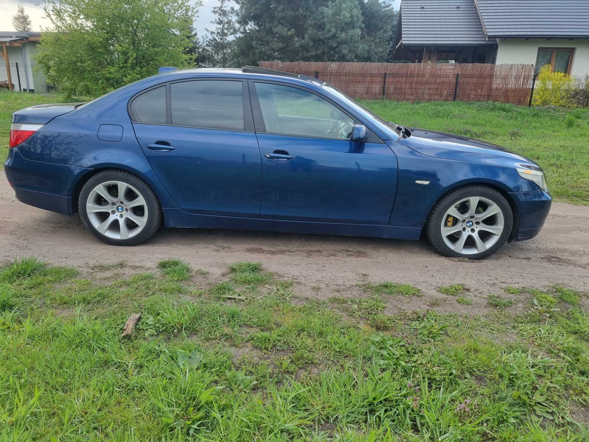 Bmw e60 3.0i 231km automat xenon M54B30 MYSTICBLAU wszystkie czesci!