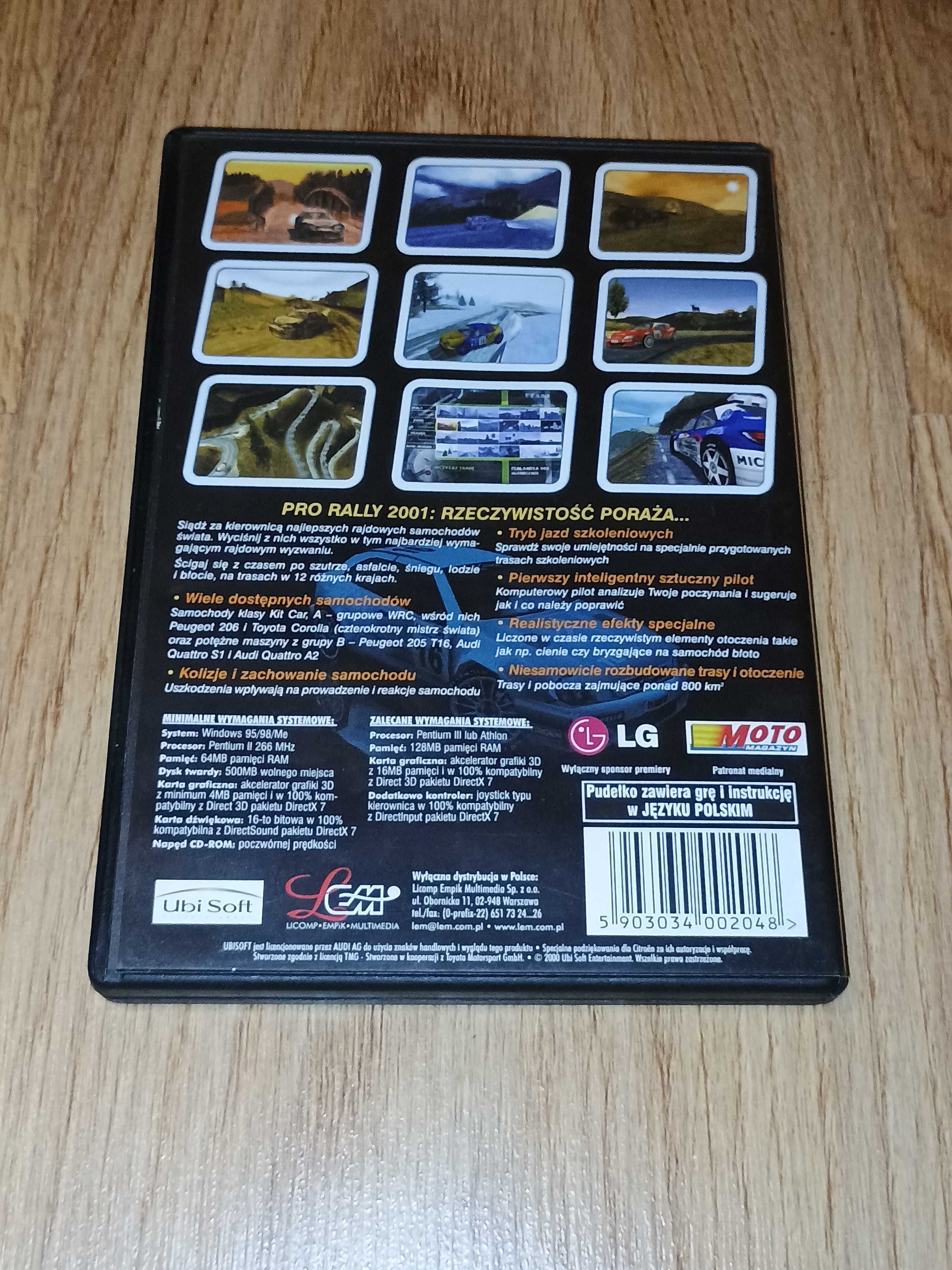 Gra PC Pro Rally 2001 - CD Box wersja PL
