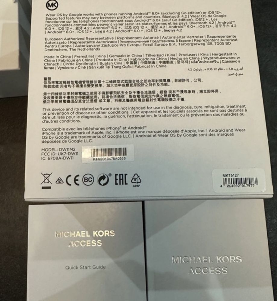 Zegarek smartwatch Michael Kors gen 5E MKT5127 Darci zloty zloto SUPER