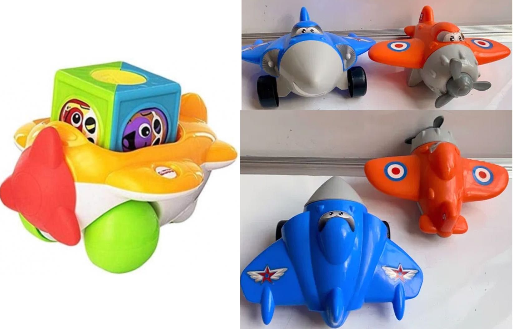 Fisher-Price Ruchome klocki, samolot plus gratis