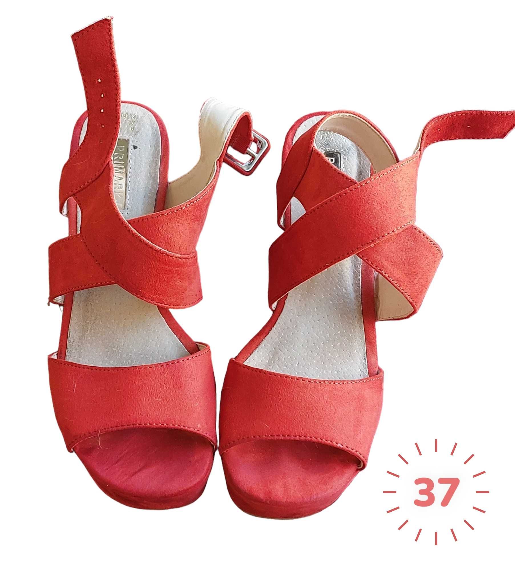 Sandálias Vermelhas Primark 37