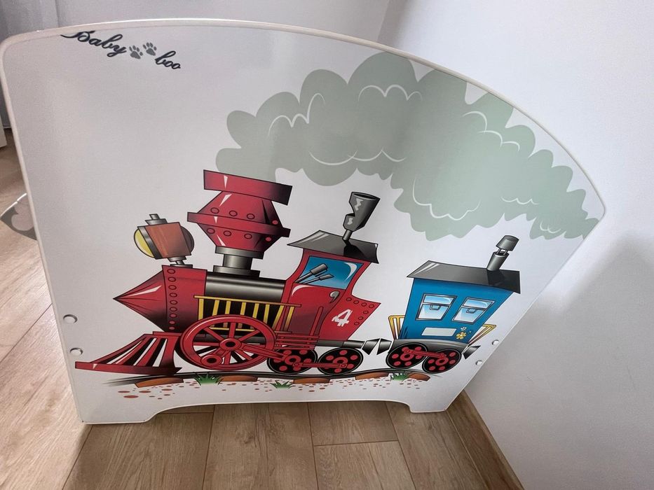 Łóżko, łóżeczko, z materacem, 140x70, białe, pomoc z transportem!
