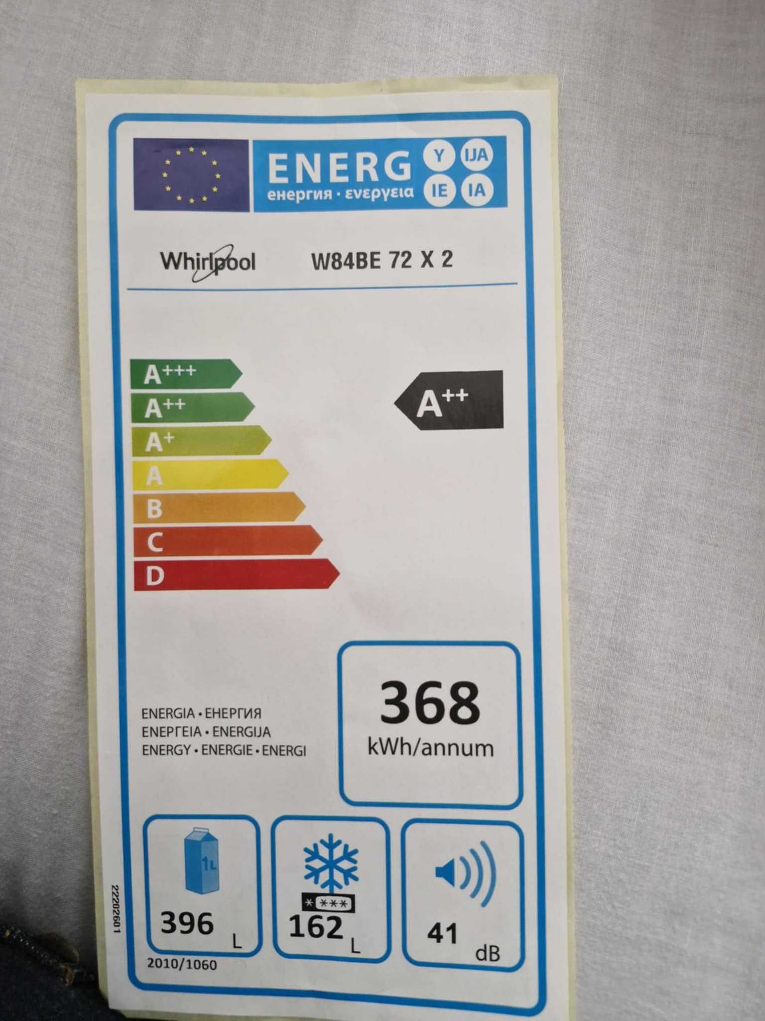 Mam do sprzedania lodówkę Whirlpool lodówka w bardzo dobrym stanie