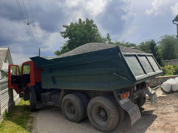 Доставка 1 - 13 тон Щебінь, Відсів, Пісок.Отсев Щебень Песок Чернозем.