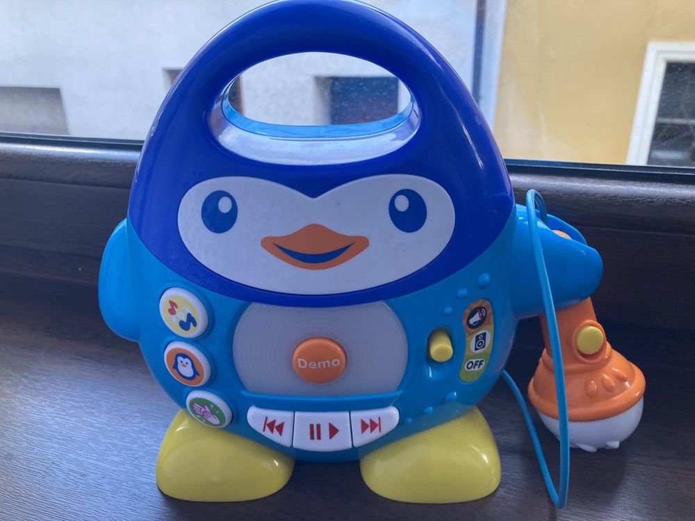 Radio pingwinek z mikrofonem