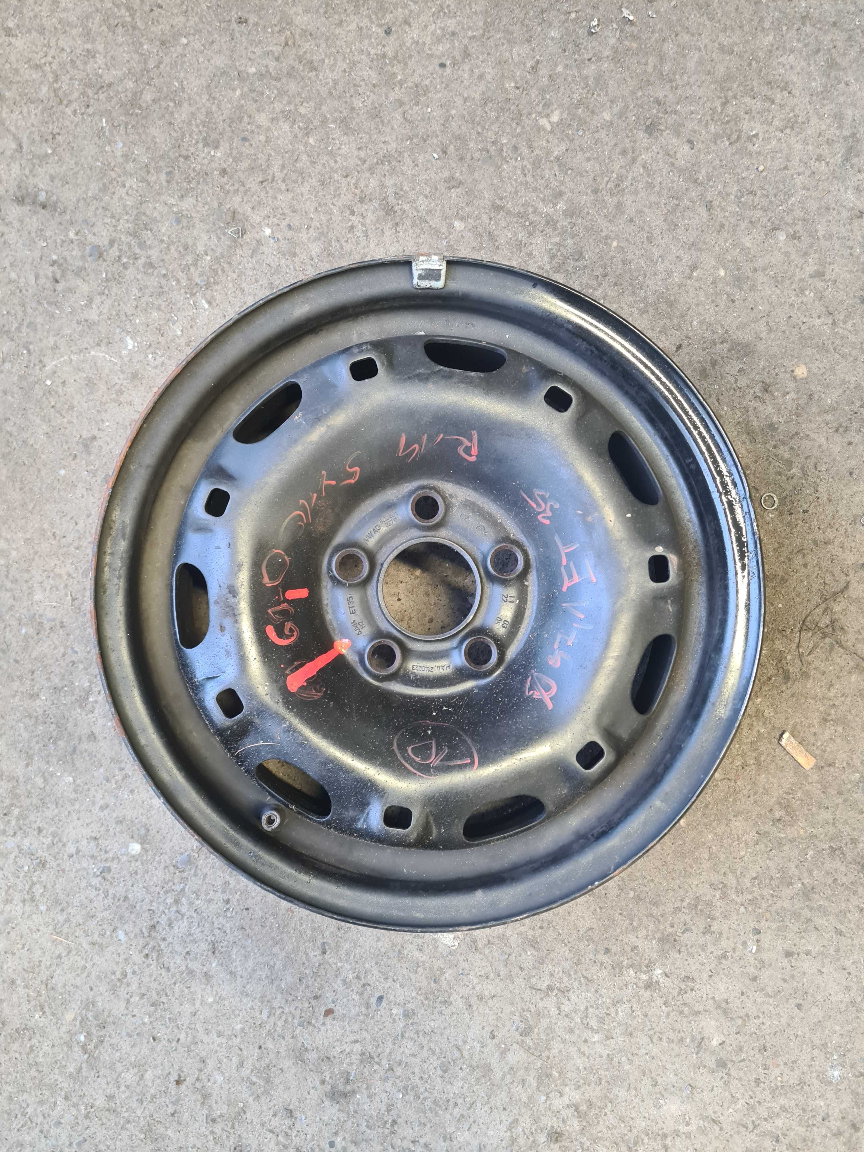 Felga stalowa 5x100 r14 et35 otw 57,1 vw seat skoda audi nr10