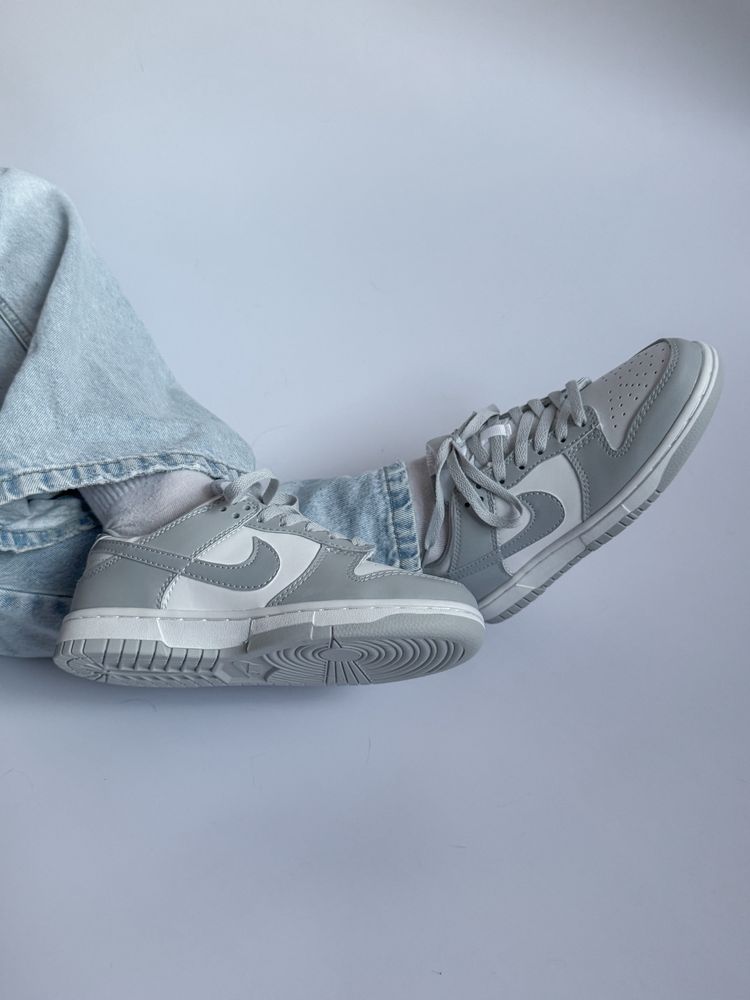Nike dunk grey, сірі найк данк, 36-45р