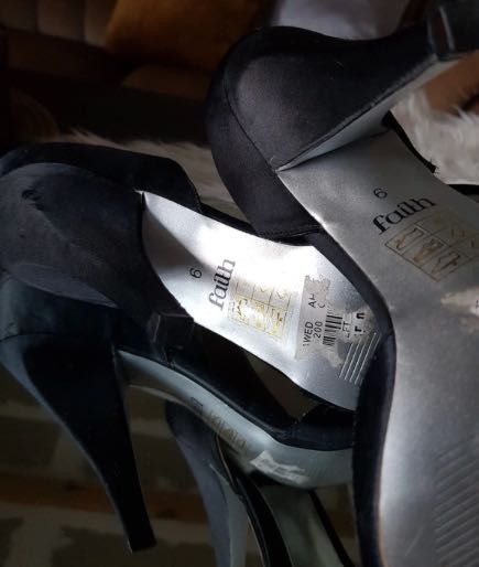 Faith buty szpilki jak od projektanta satynowe na wesele przepiękne 39
