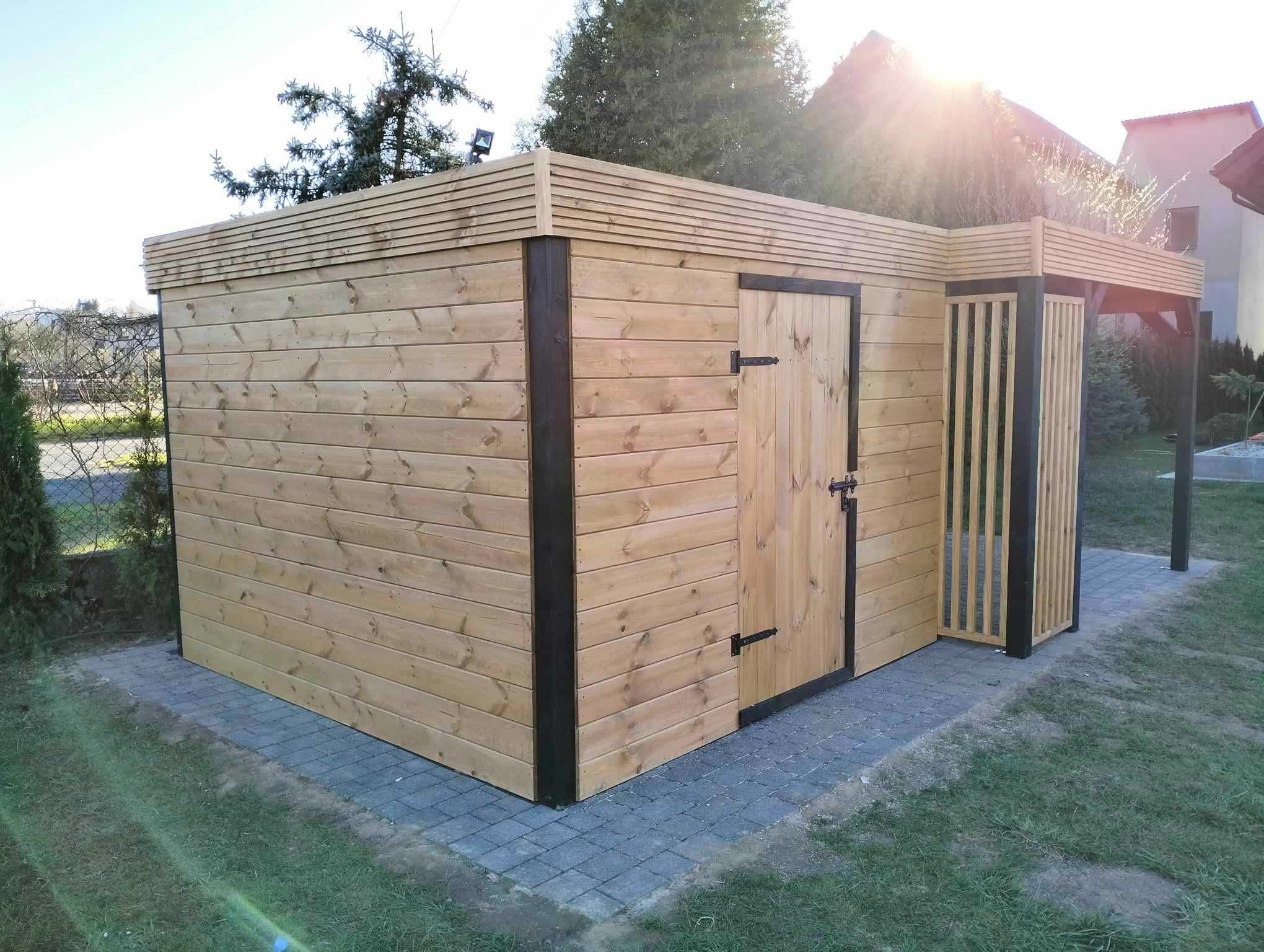 Domek narzędziowy z Altaną "Bocian" 3x6