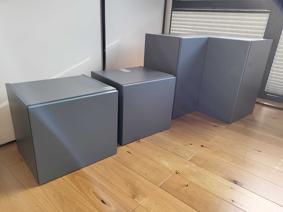 Komplet trzech nowych szaf kuchennych pod zabudowęBURGER, BLUM,LAKIER.