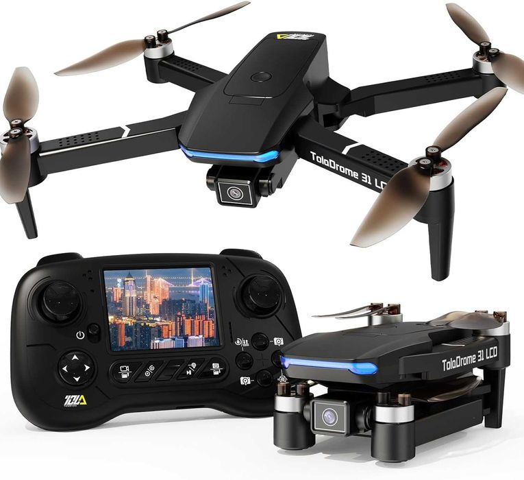 Dron FPV z Kamerą i Ekranem LCD TD31LCD z Silnikiem Bezszczotkowym