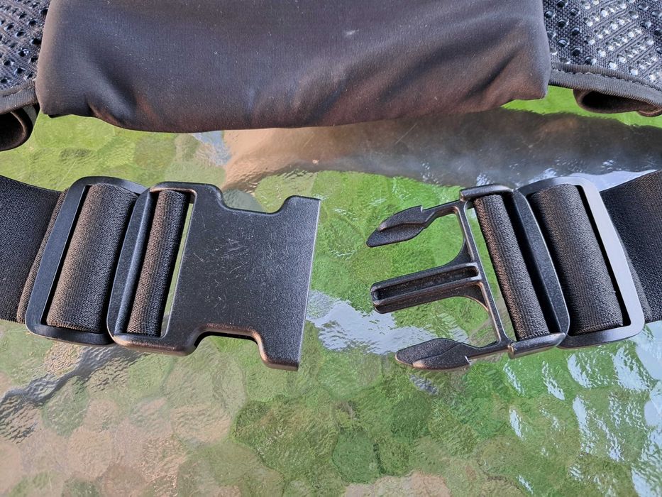 pas do biegania saszetka nerka klamra + 2 kieszenie na bidony neopren