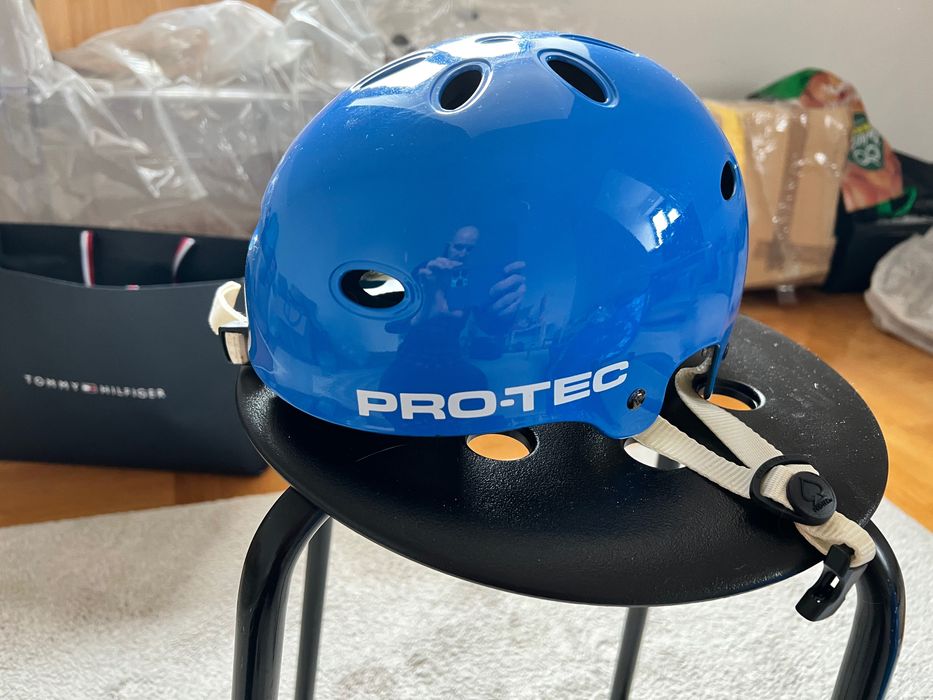 PRO TEC Klasik Blue Skateboard Kask x