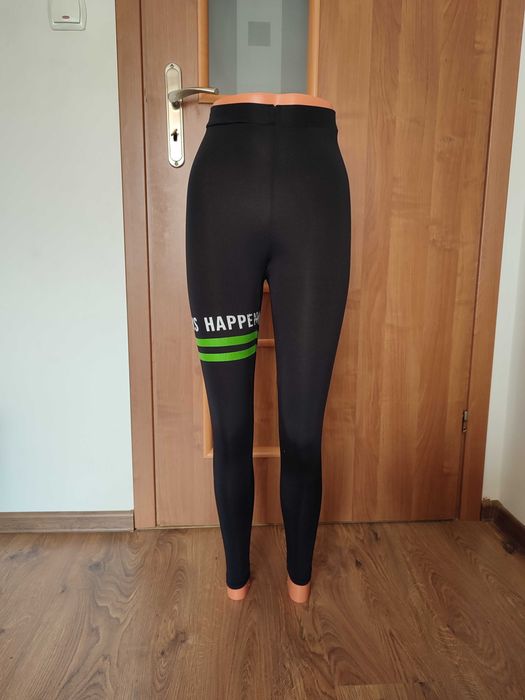 Legginsy czarne elastyczne rozmiar S