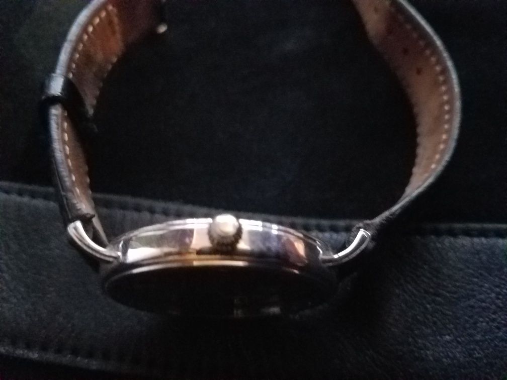 Мужские серебряные наручные часы Platinor. Серебро 925.