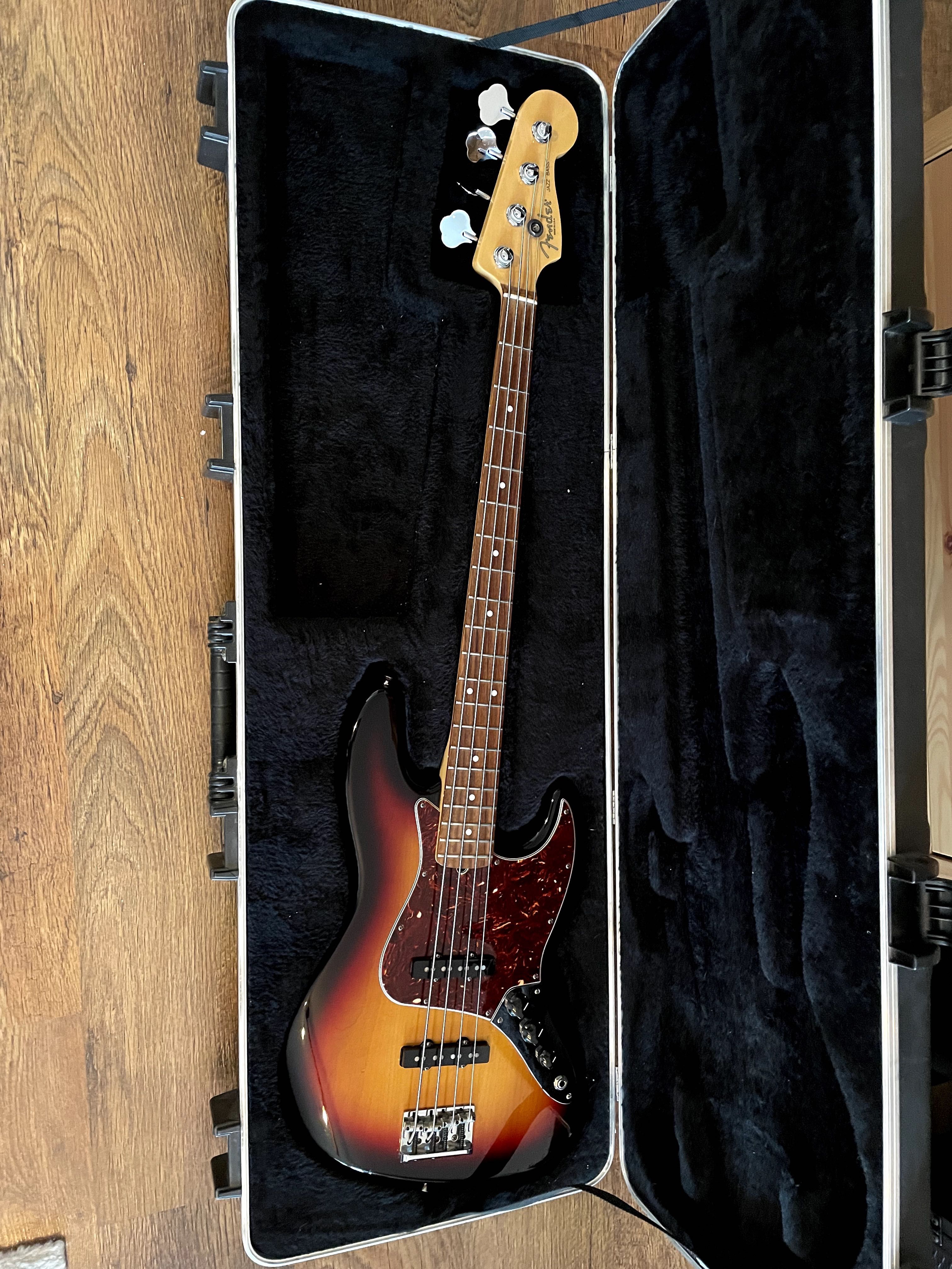 Fender Jazz Bass USA American Standard 2008 (gitara basowa) + case