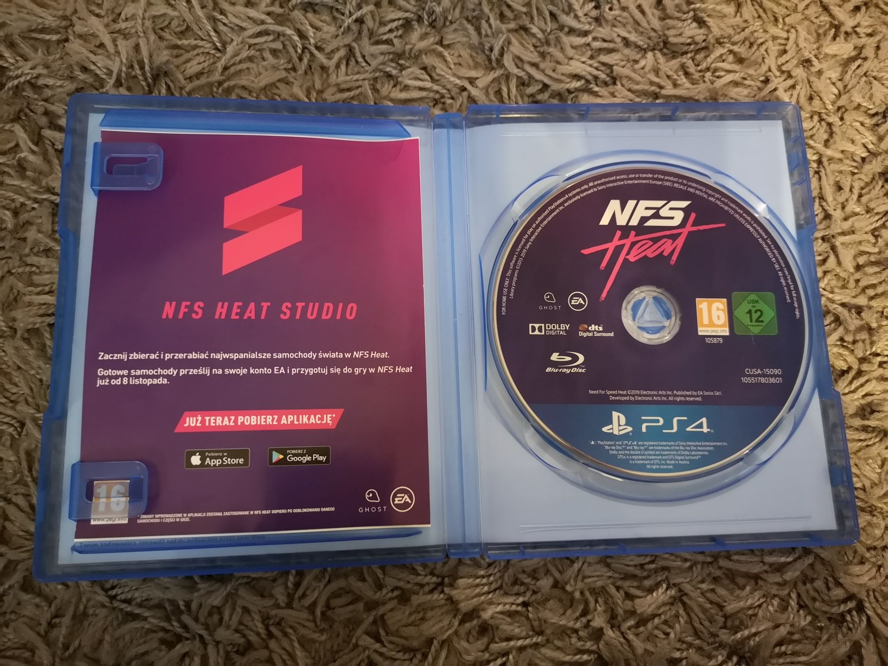 NFS Heat Need for speed PS4 PL