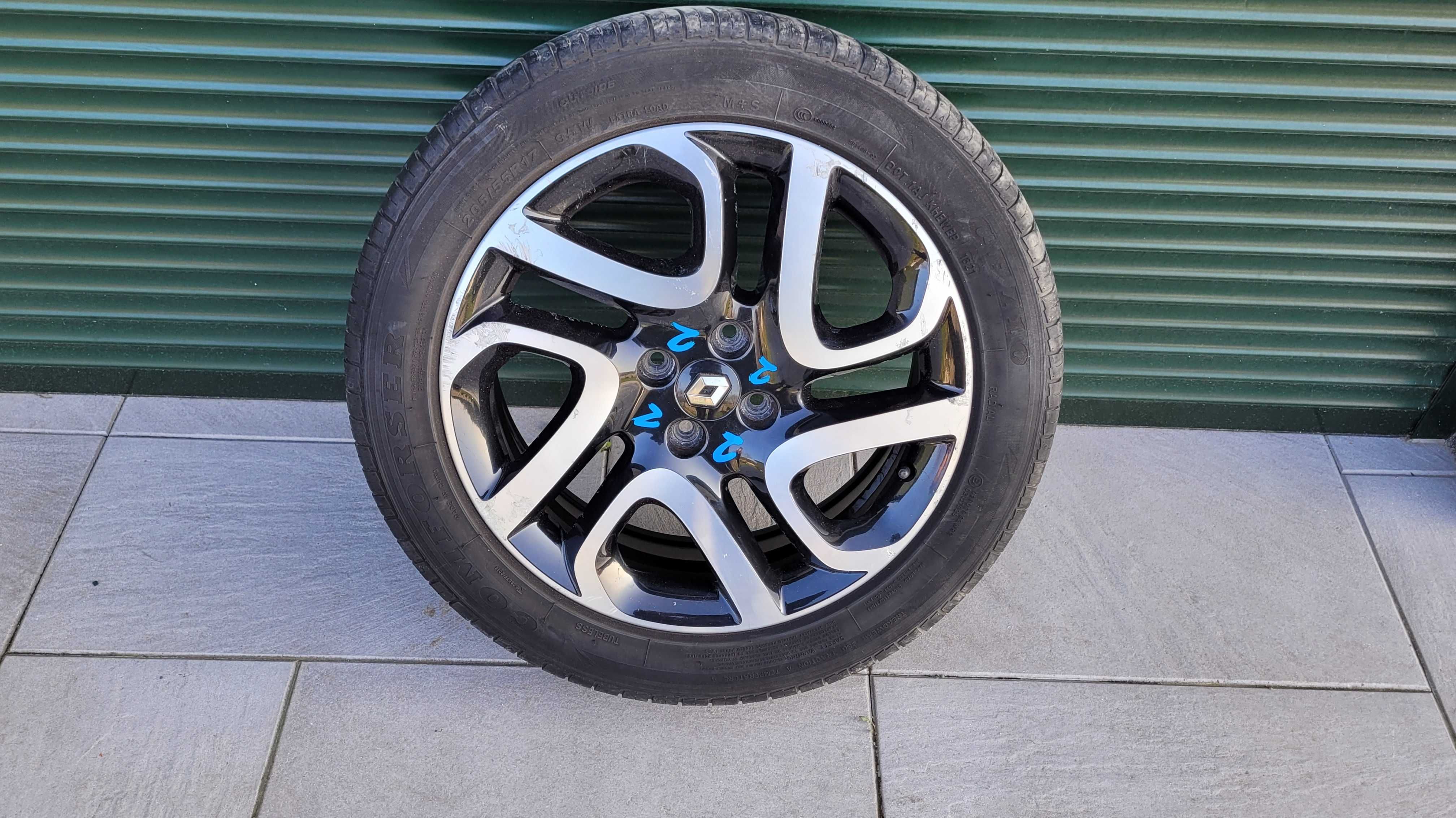 felga aluminiowa nr 2 6.5 R17 4x100 renault Captur 4030/08829R