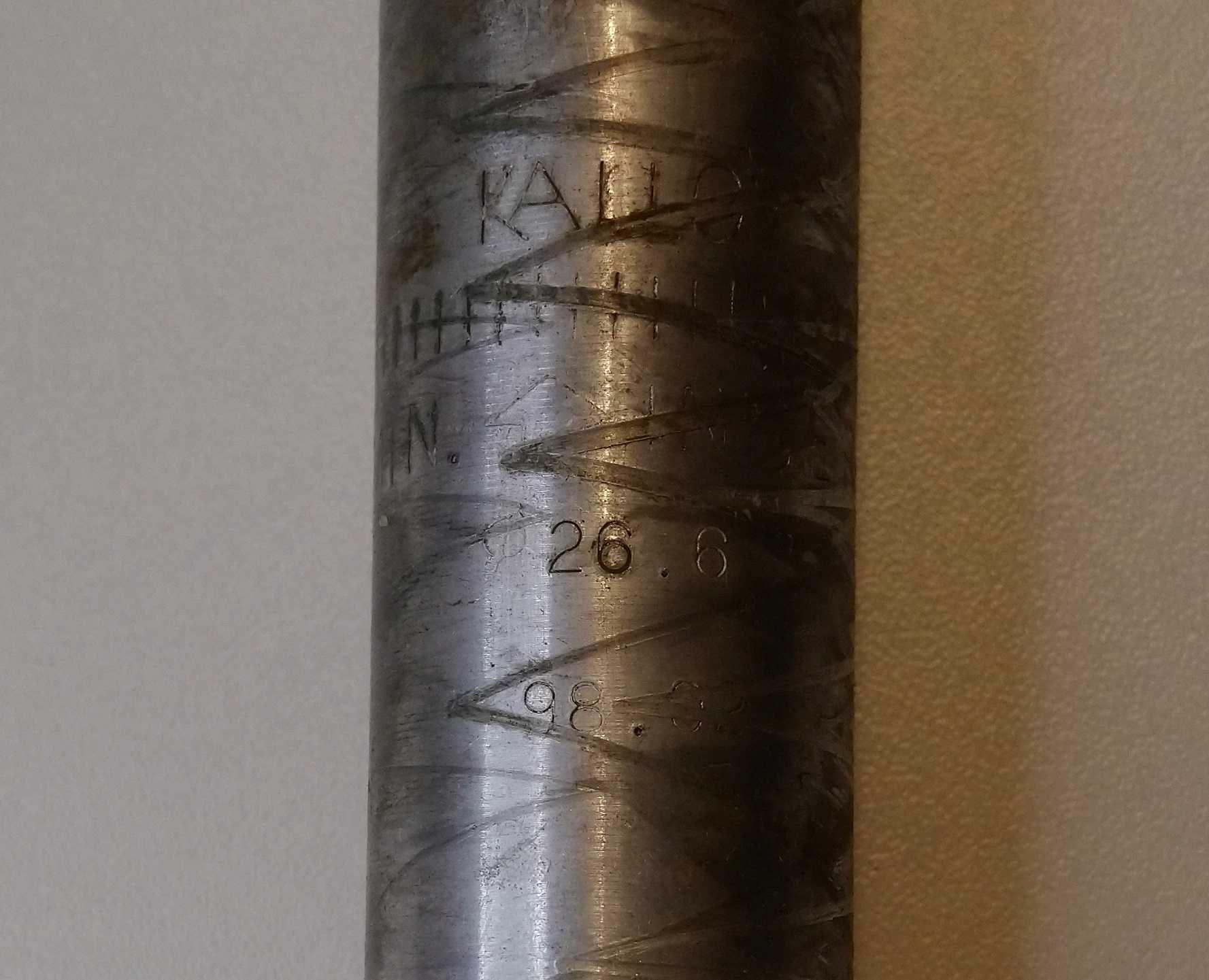 Sztyca aluminiowa Kalloy 26,6mm 345mm retro MTB wspornik siodła Scott