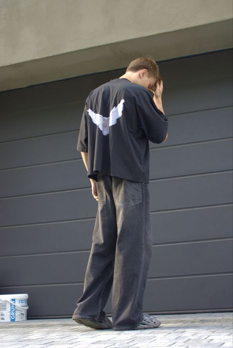 Yeezy Gap Balenciaga Dove No Seam Tee Black M OG