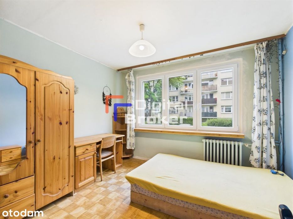 3 pok.|60 m²|Parter|Widzew Wschód|Balkon
