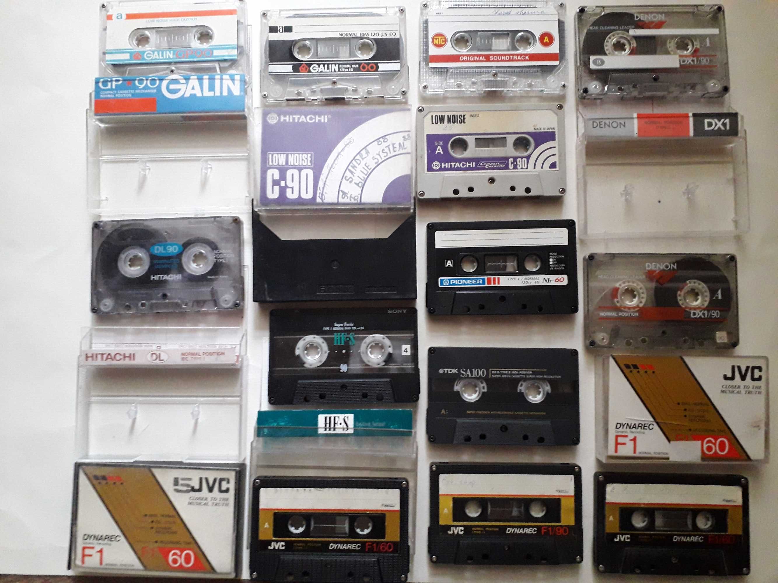 Кассета BASF Chrome90/Denon LX90/Philips Fs60/Oxus RS90/TDK SA60