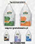 Wapno granulowane Nawoz WE srodek wapnujacy kredowe magnezowe