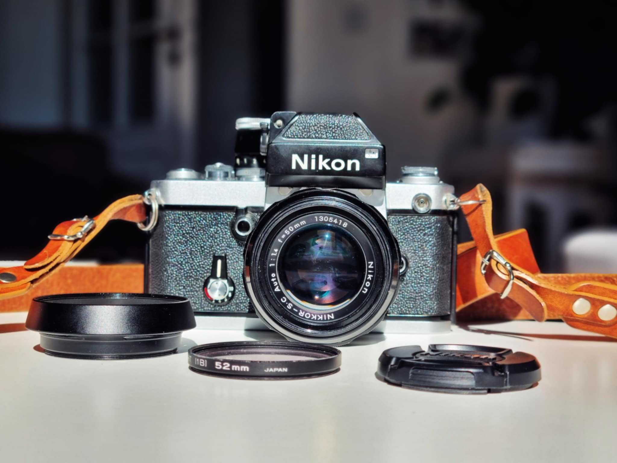 Nikon F2 + Nikkor 1:1,4 50mm - ŚWIETNY STAN