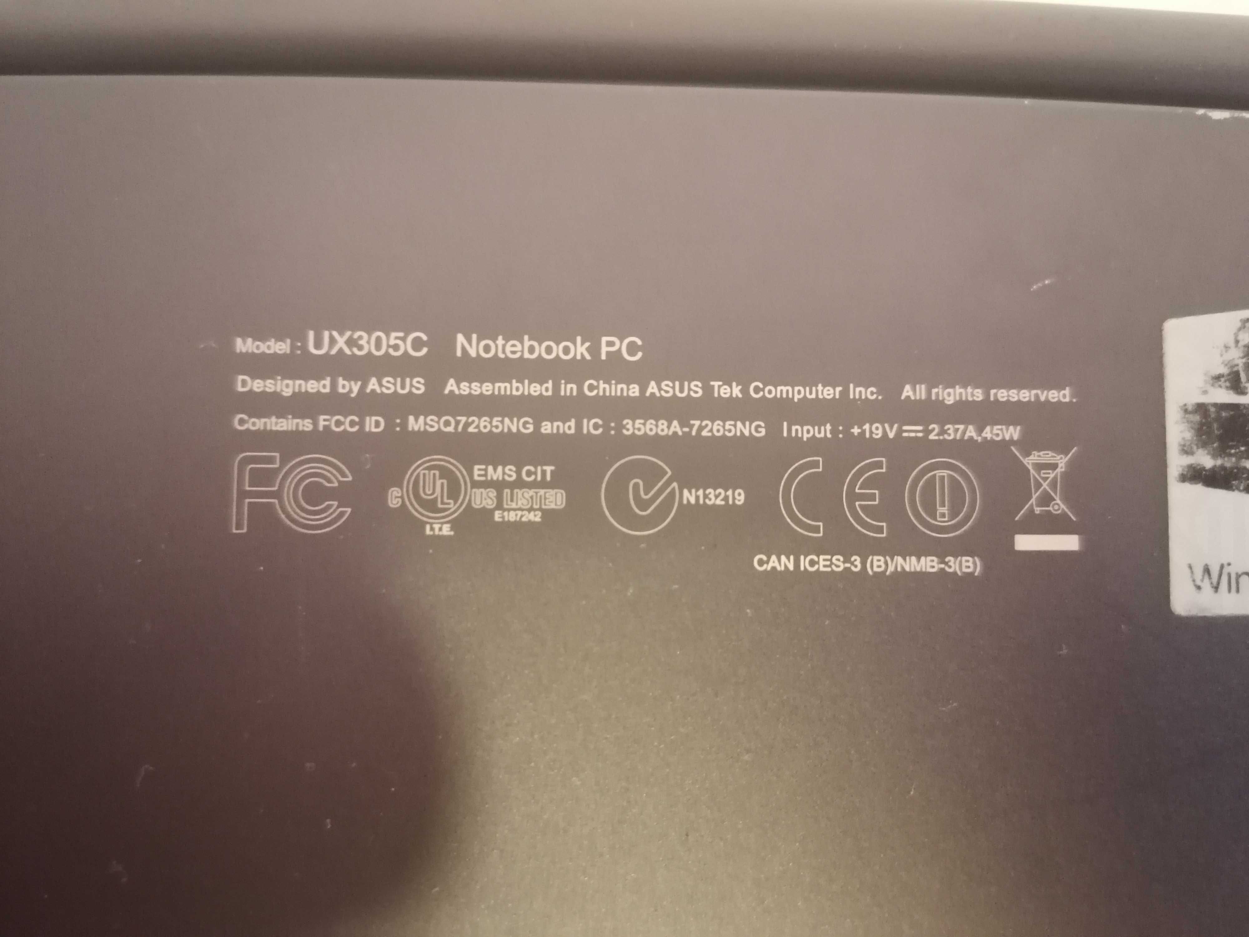 Asus ZenBook UX305C