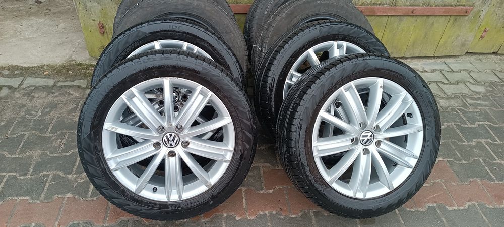 Koła Tiguan 235/50R18 letnie Uniroyal 2020r felgi 18 5x112 zamiana