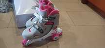 Patins menina rosa
