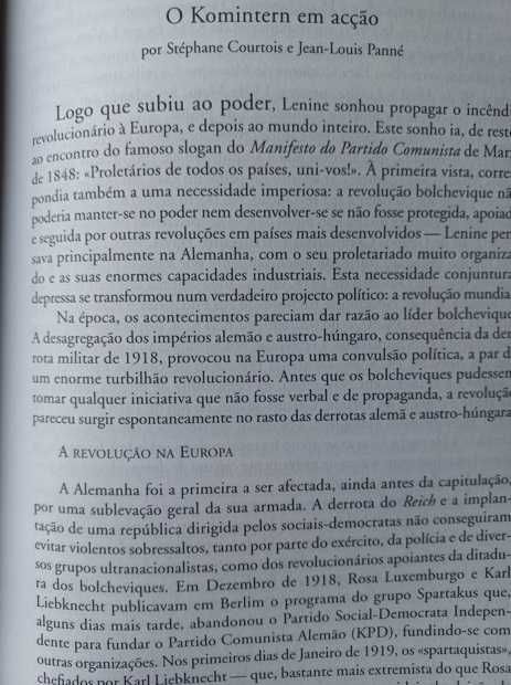 O Livro Negro do Comunismo - Stephane Courtois e Outros