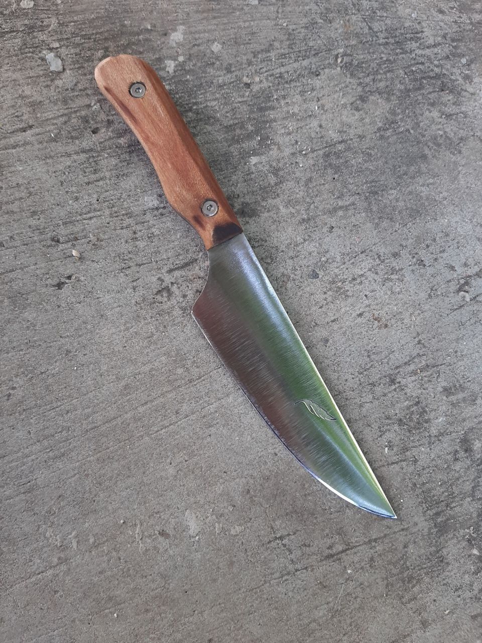 Ніж кухонний. Нож кухонный. Сталь N690 Bohler