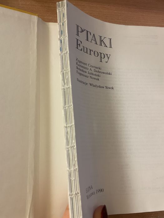 Ptaki Europy. Książka.