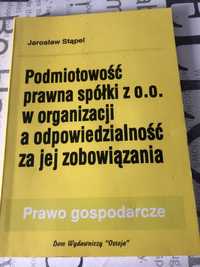 Jarosław Stąpel - Podmiotowość prawna spółki z o.o.