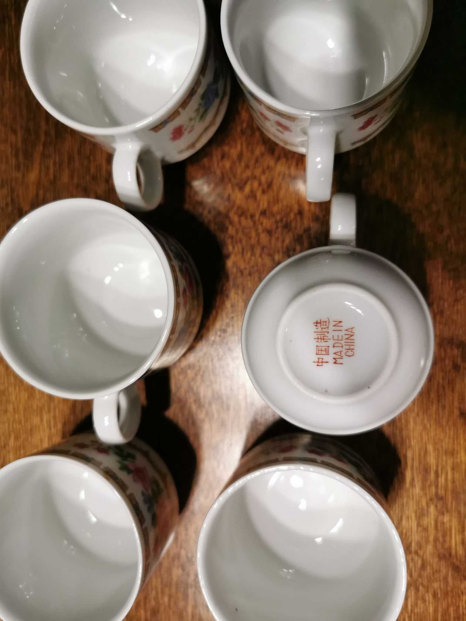 Kubeczki ,Kubki z uchem do kawy, herbaty zestaw Kubków Espresso 6szt