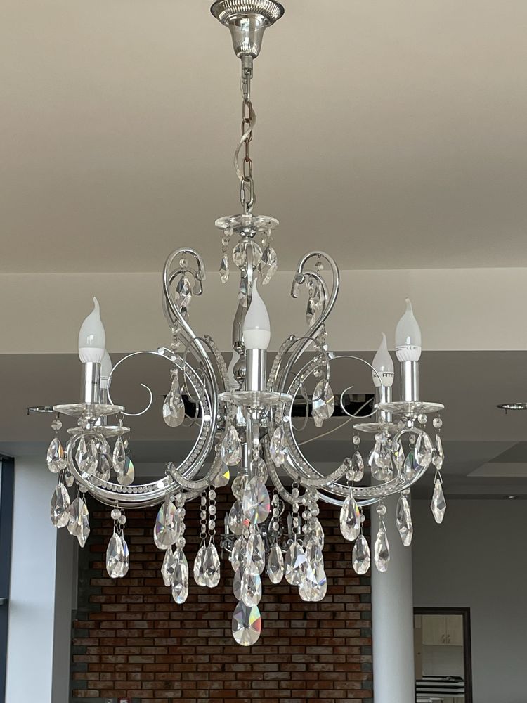 Żyrandol kryształowy BAROCOO CHROM ITALUX MD72709-6A