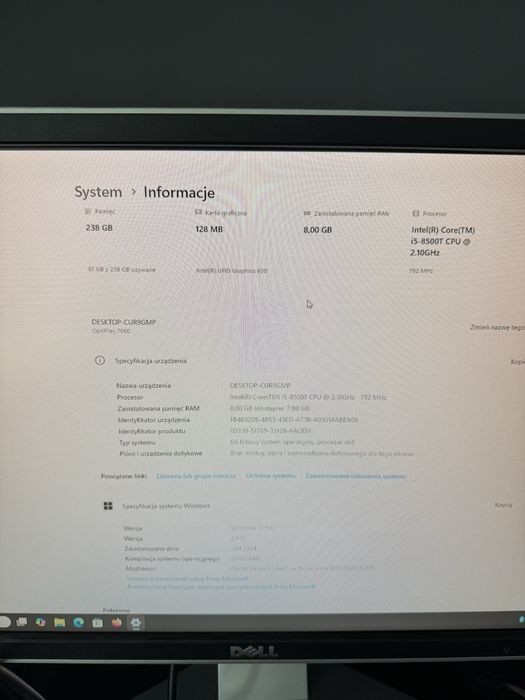 Komputer DELL OptiPlex 7060 micro