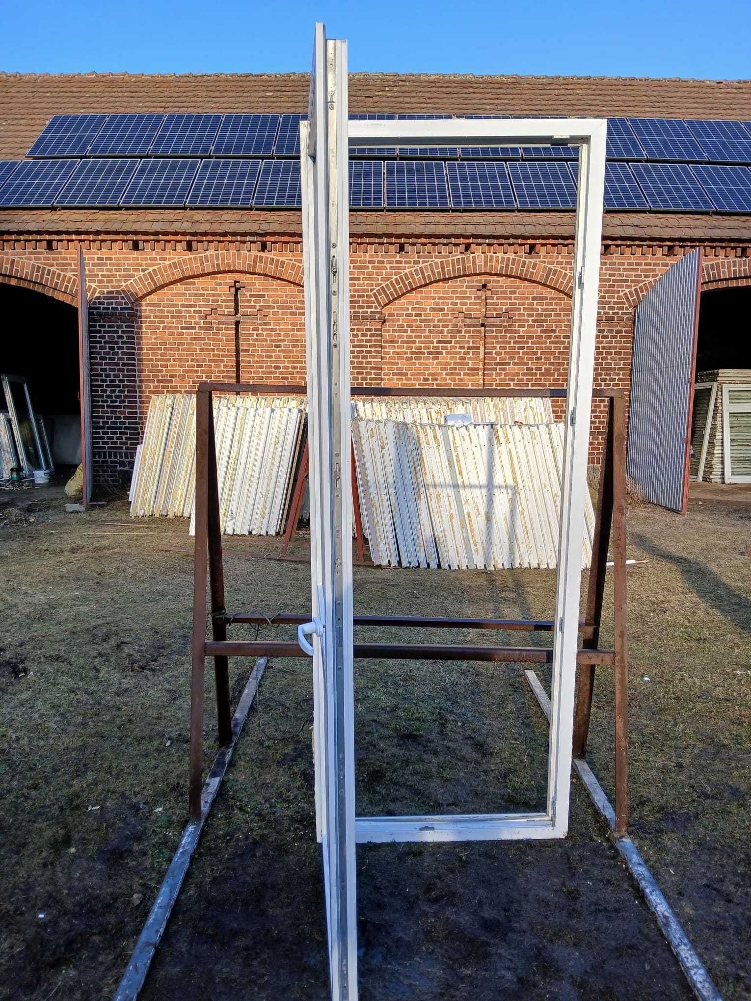 Drzwi okno balkonowe dzielone otwierane 85x226 pcv DOWÓZ CAŁY KRAJ
