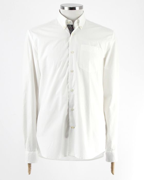 BARBOUR чоловіча біла сорочка з логотипом. Оригінал. (М)
