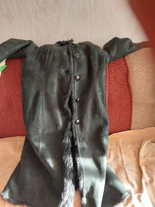 Дубленка женская двухсоронняя,  размер 48-52