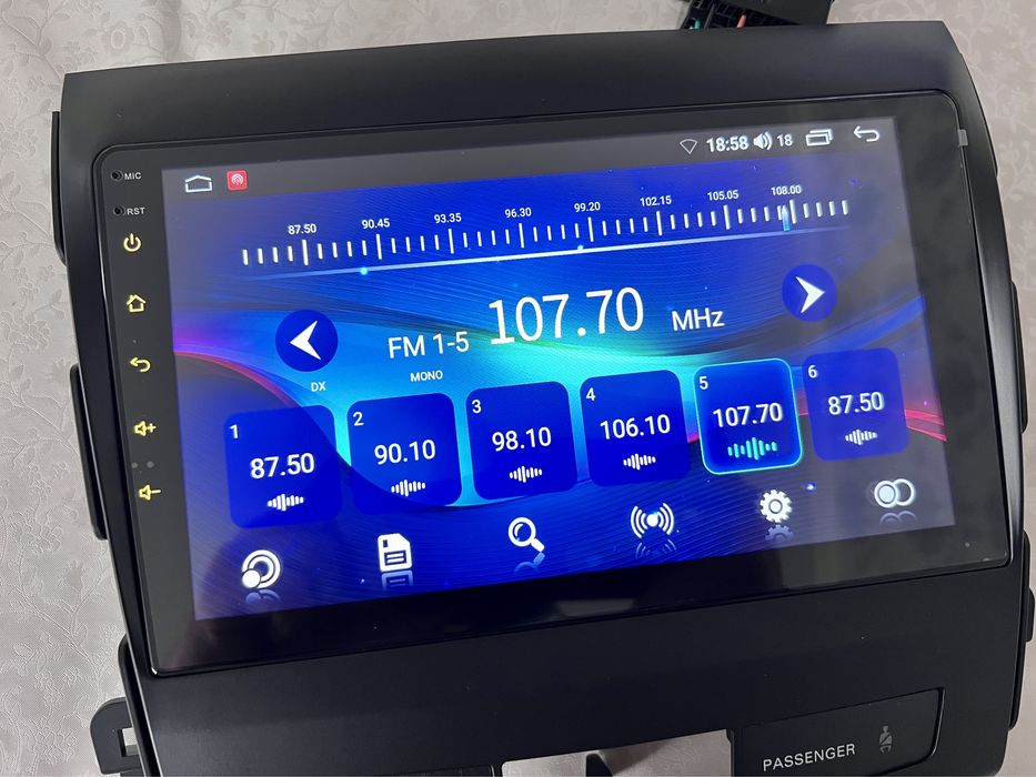 Магнітола Android 14 Mitsubishi Outlander Peugeot 4007 C-Crosser GPS