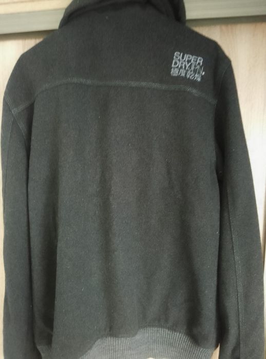 Męska kurtka zimowa superdray z wełną i wiscozą