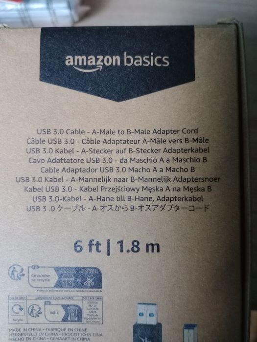 Amazonbasics kabel USB 3.0 1.8