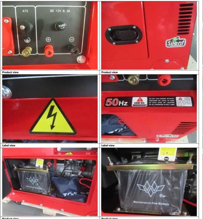 Agregat prądotwórczy diesel 7.5 kw Seria GX Polska 9.5 kva